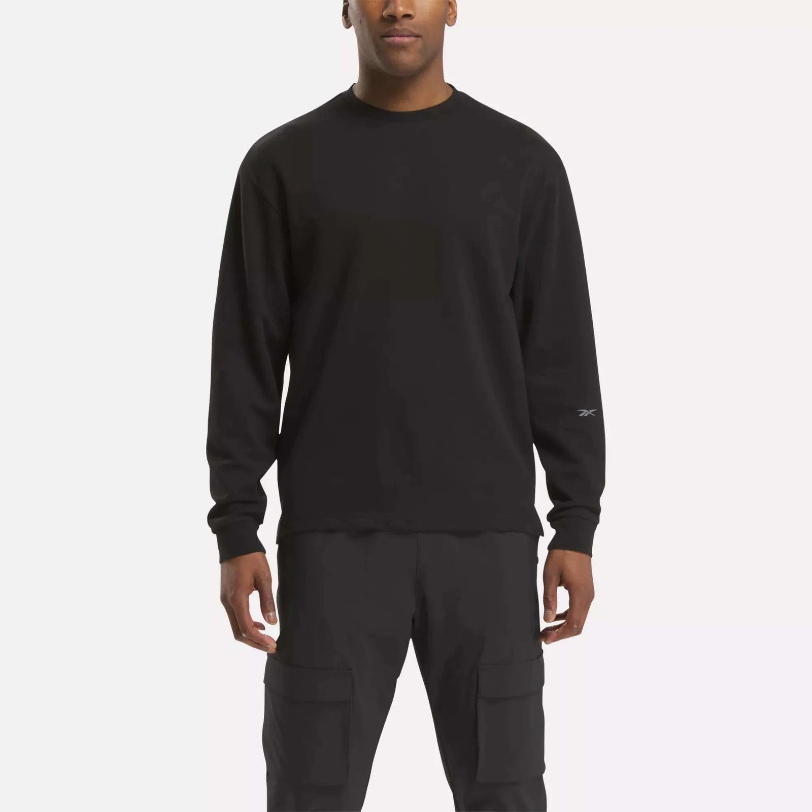 Reebok Men Active Long Sleeve - Full Sleeve T-Shirt - Size Medium