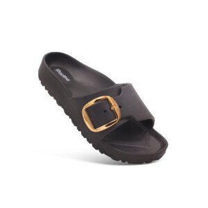 WomenтАЩs Solid Buckle EVA Slide | Open-Toe Lightweight Comfort