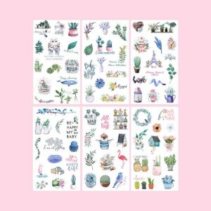 Leaf Stickers - Set of 6