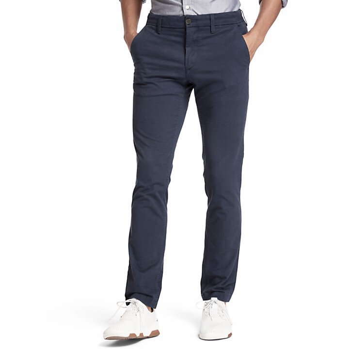 Blue Grey Cotton Pant For Men - Formal Cotton Pant - Waist 30