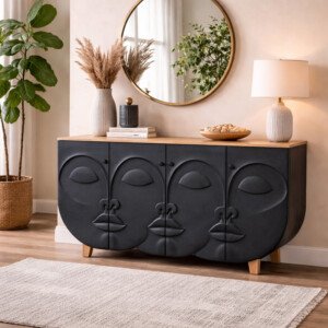 Mukha Cabinet Mango Wood Cabinet