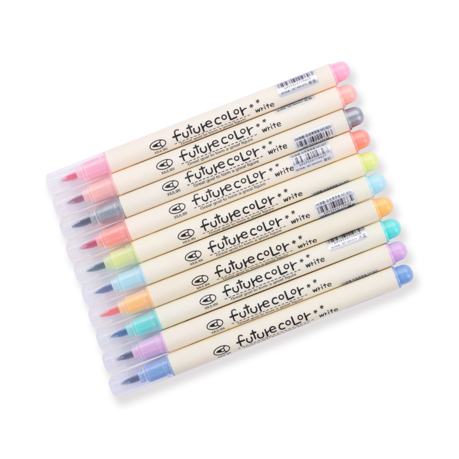 Future Color Lettering Brush Pen (Set of 10)