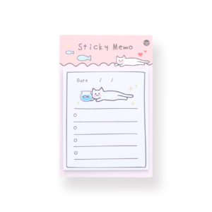 Kawaii Sticky Memo - Daily To Do List
