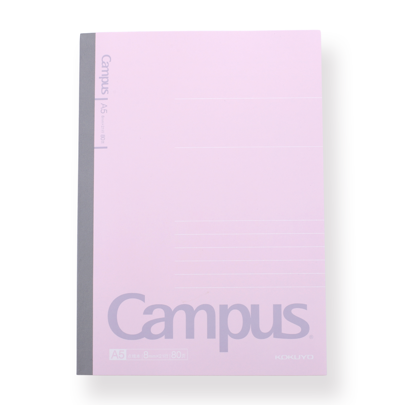 Kokuyo Campus Notebook - A5 - 8 mm Ruled - Pink