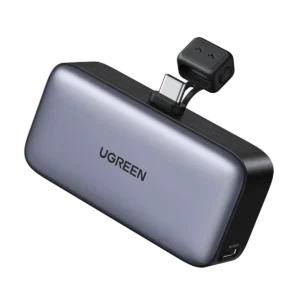 UGREEN Mini 2-Port Power Bank 5000mAh | 22.5W Fast Charging Dual-Port Portable Charger with Compact Stand Design