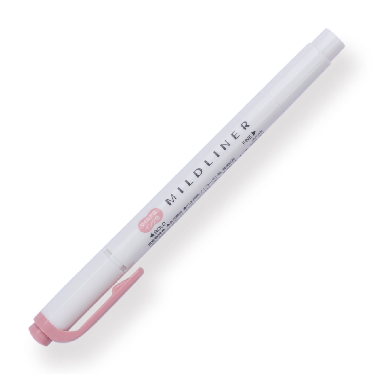 Zebra Mildliner Double-Sided Highlighter - Fine / Bold - Mild Dusty Pink