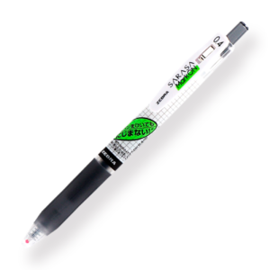 Zebra Sarasa Mark On Gel Pen - 0.4 mm - Black
