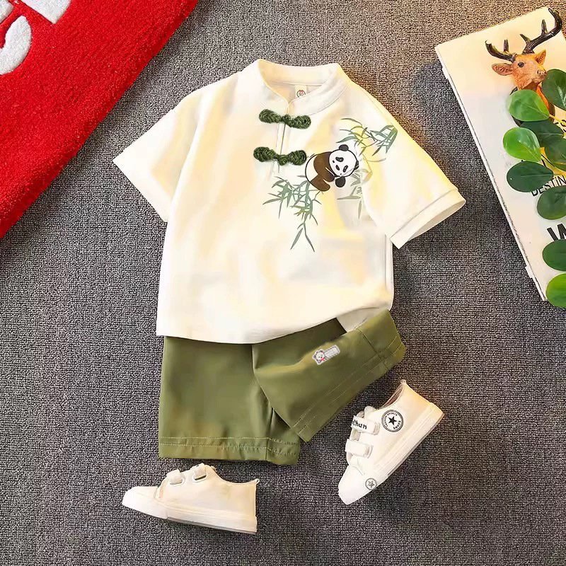 Korean Style Wide Shoulder Cotton Sleeveless Vest For Boys - Sizes 90 cm(1 to 2 years), 100 cm(2 to 3 years), 110 cm(3 to 4 years), 120 cm(4 to 5 years) and more