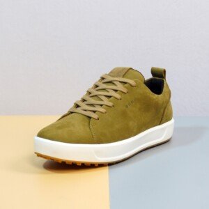 Sporty Gulf Sneakers with Premium Olive Nubuck Finish [GS111]