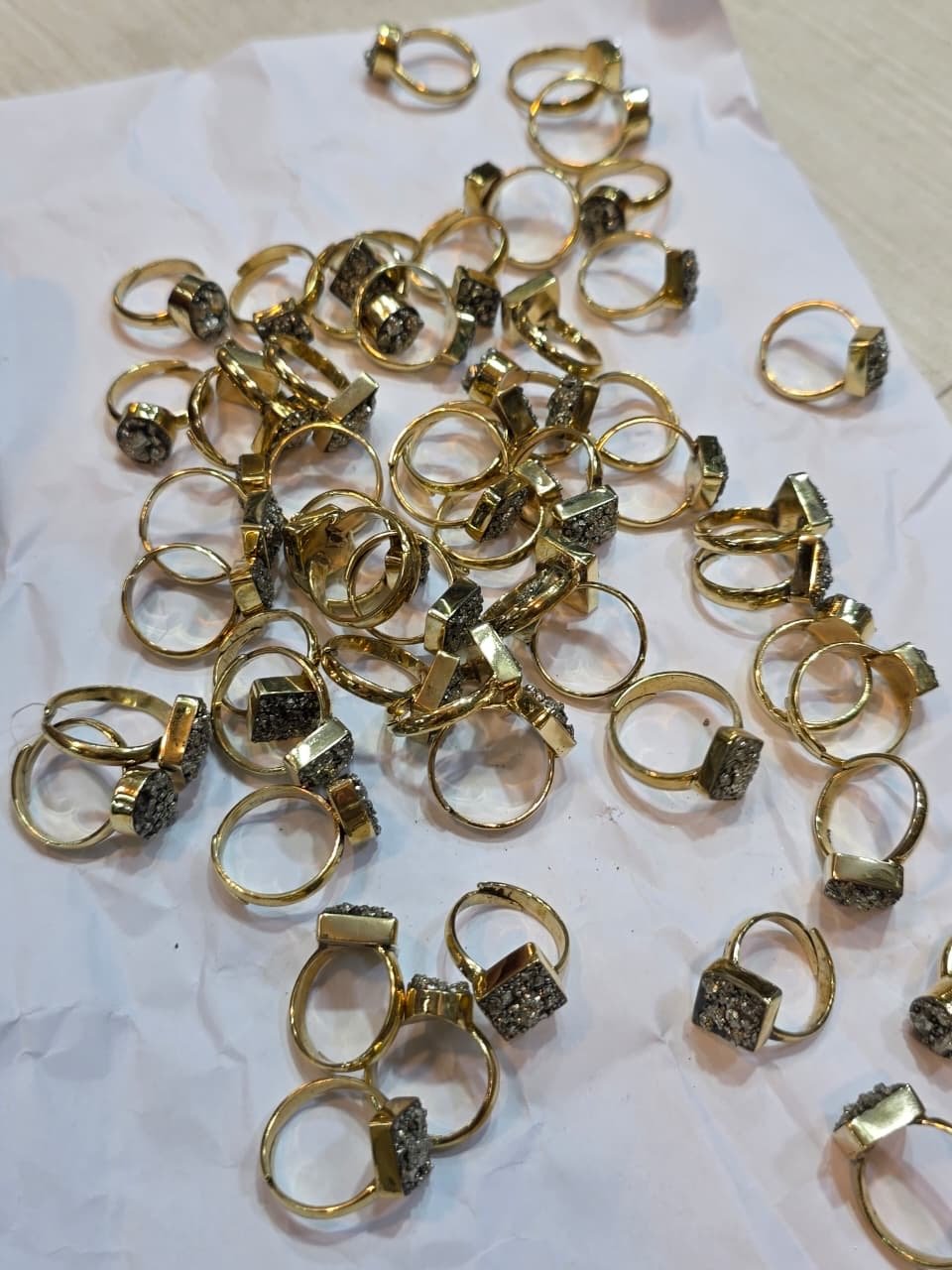 Pyrite Ring Panchadhatu 100 Percent Original - Image 2
