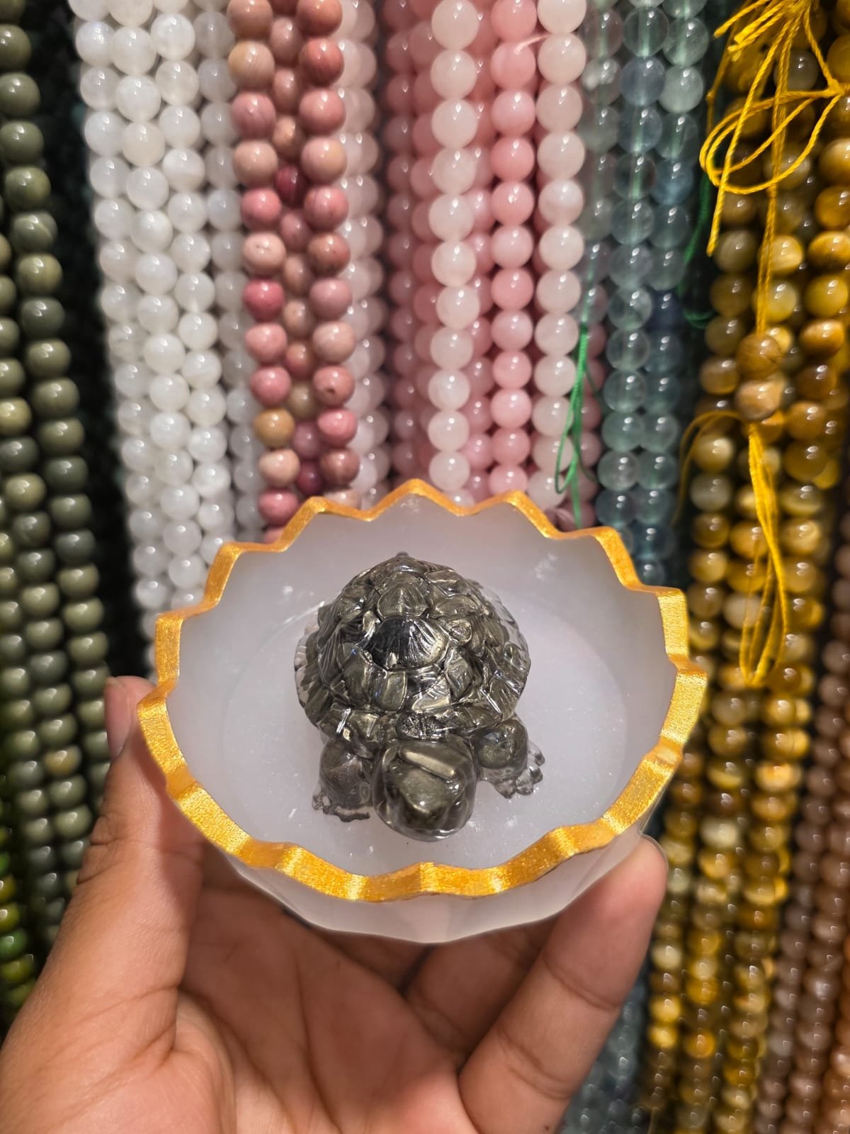 100% Original Pyrite Tortoise - Image 3