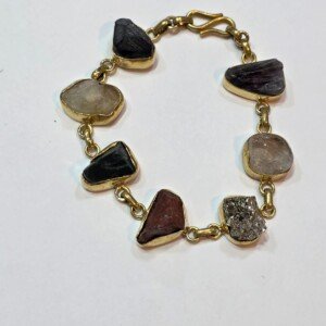 Panchadhatu 7 Chakra Bracelet -Made with pure Panchadhatu 100 percent color Guarantee