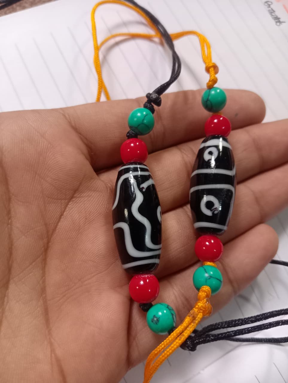 Dzi beads Locket