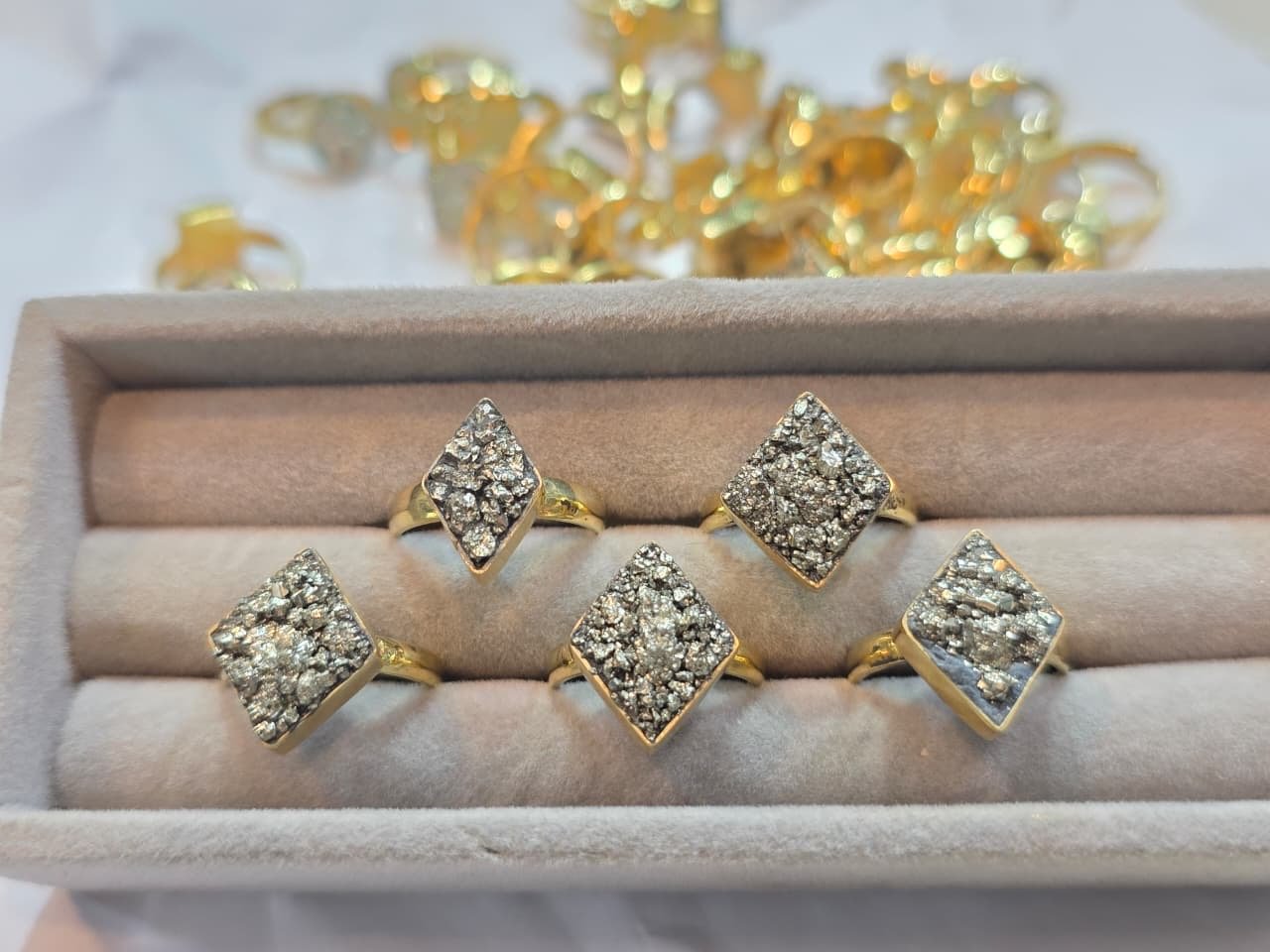 Pyrite Ring Panchadhatu 100 Percent Original