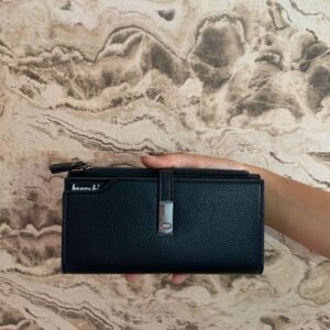 Black Long Ladies Wallet